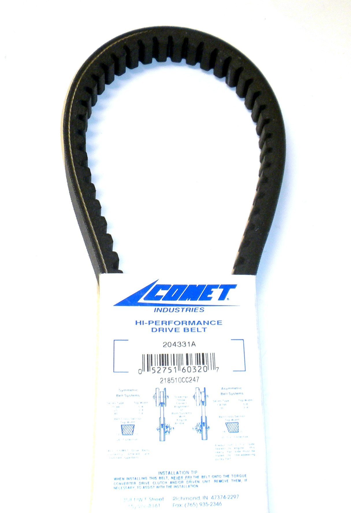 Amazon.com: 204331 Original Comet Go Kart Torque Converter Belt